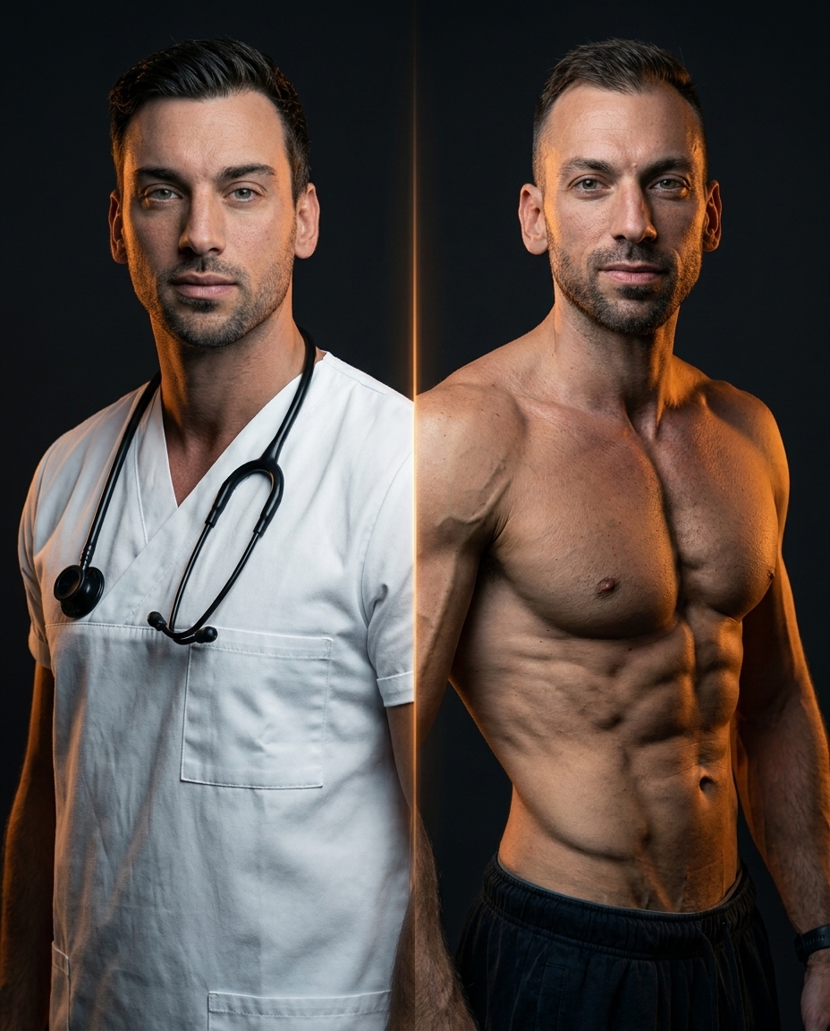 Bojan Kostevski, MD — the physician and the physique: an emergency-medicine consultant who runs his own method on himself